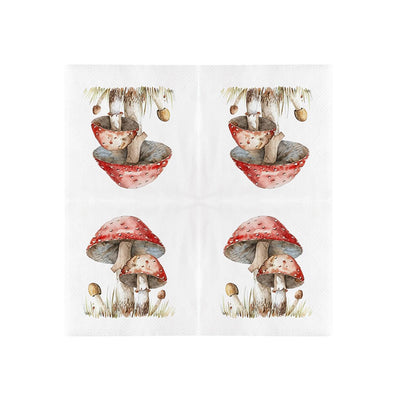 Serviettes design Esschert amanite mouche