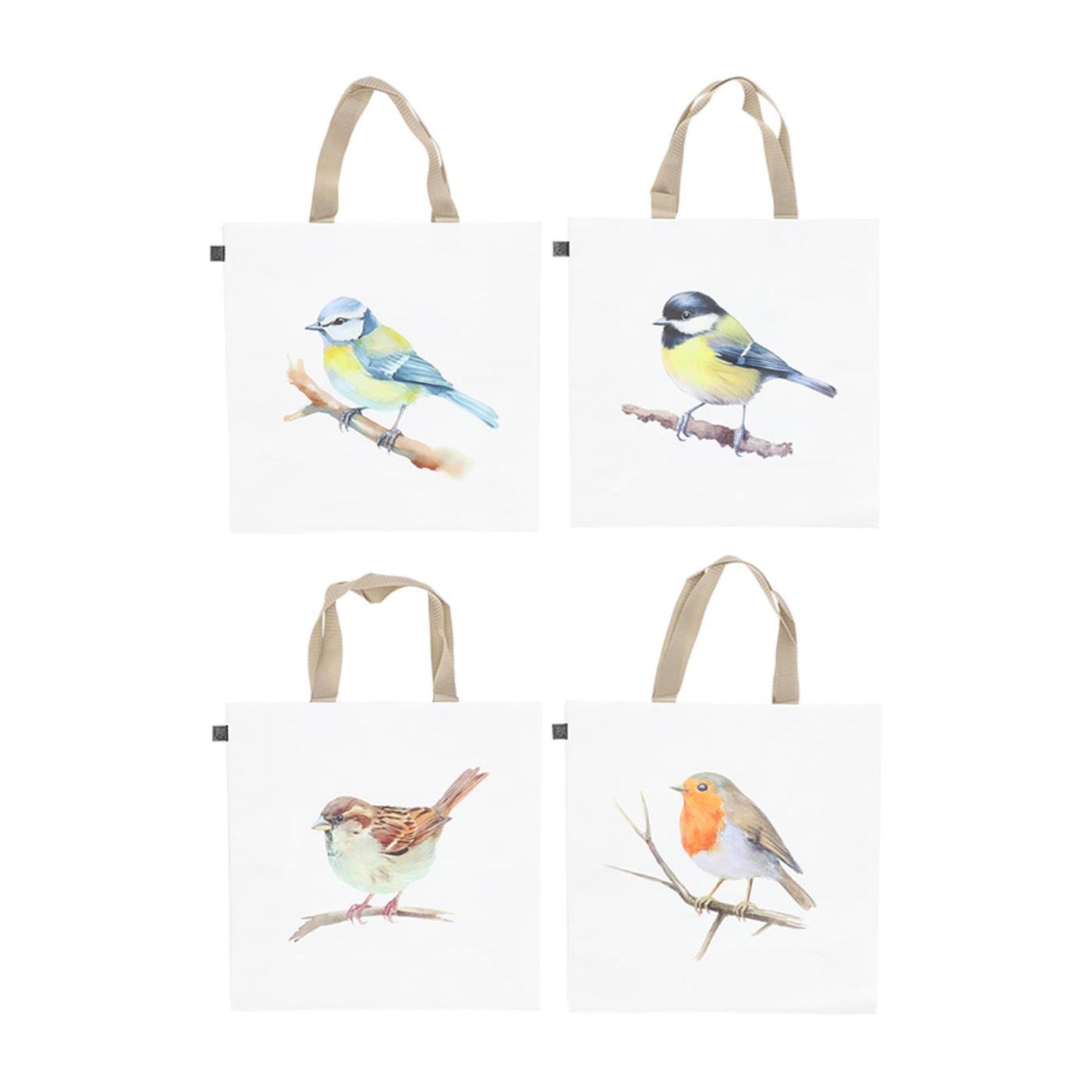 Sac shopping design Esschert oiseau