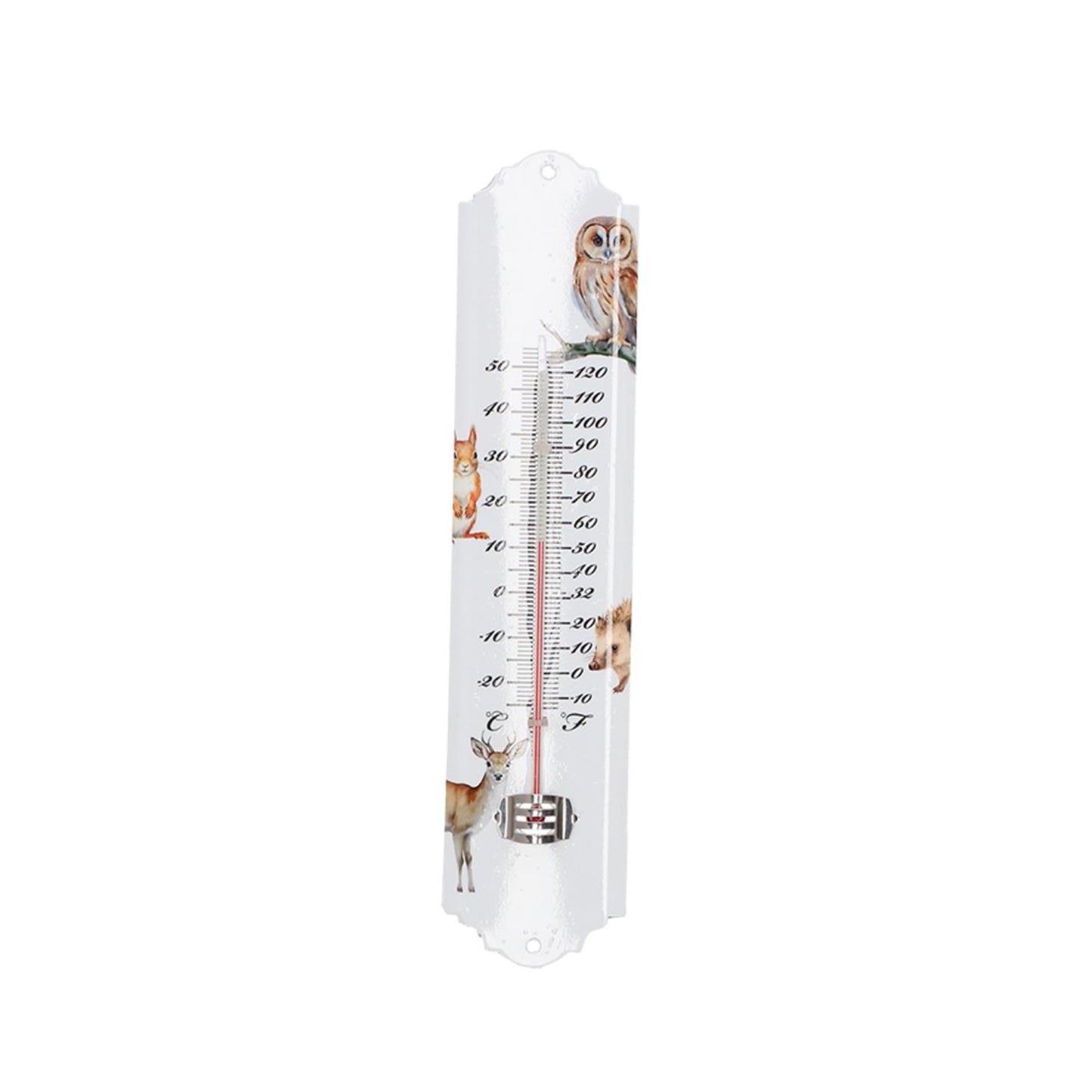 Thermomètre design Esschert animaux de la forêt