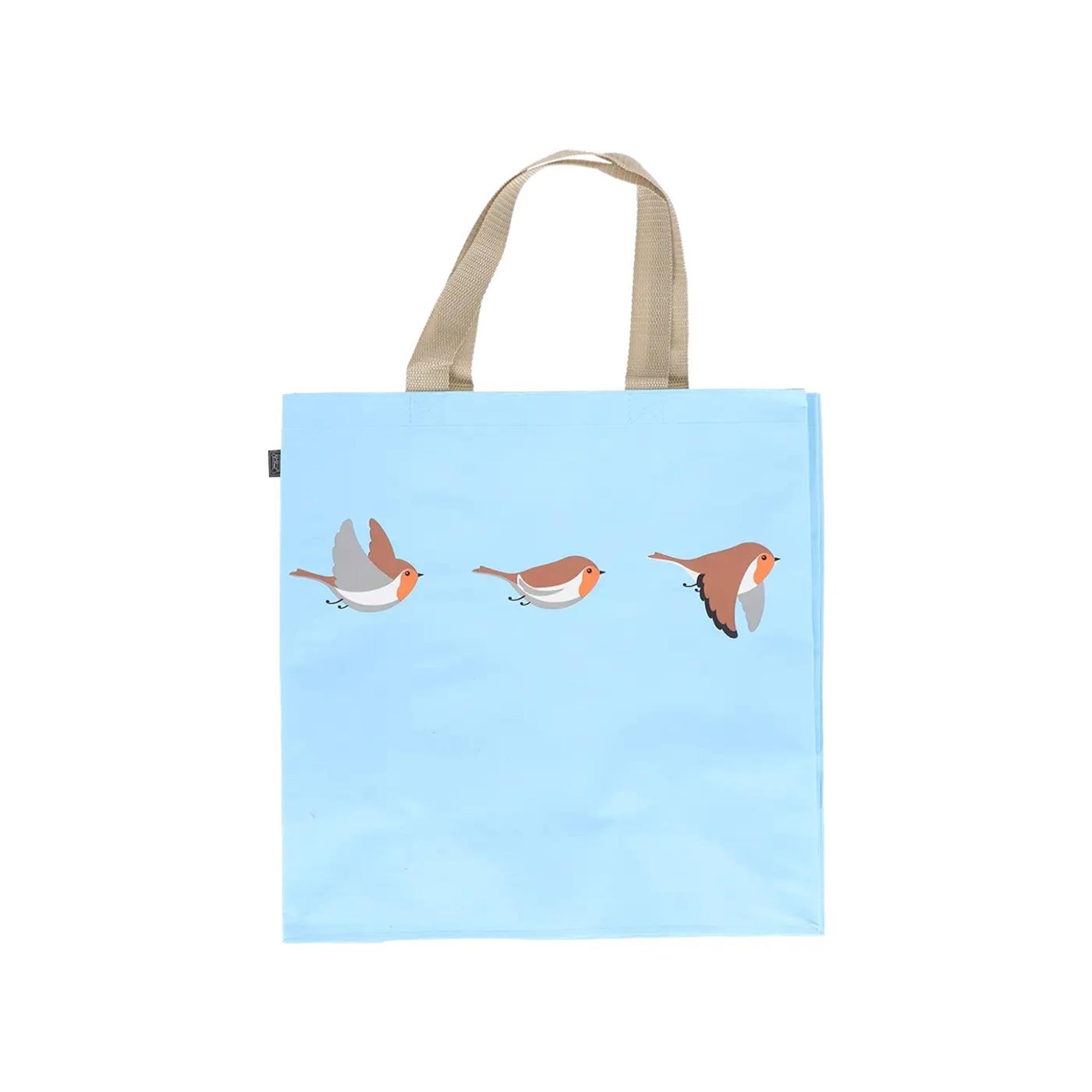 Esschert sac shopping design robins 40x40cm