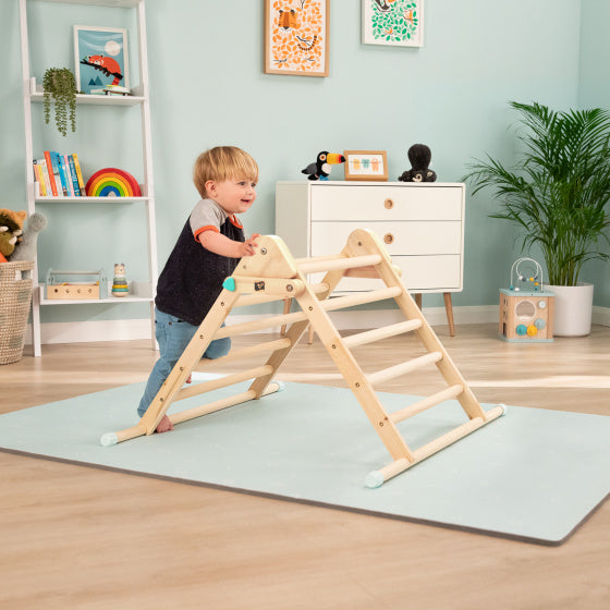 TP TOS TOTS TOTS Cadre d'escalade en bois Hoek de 12 mois