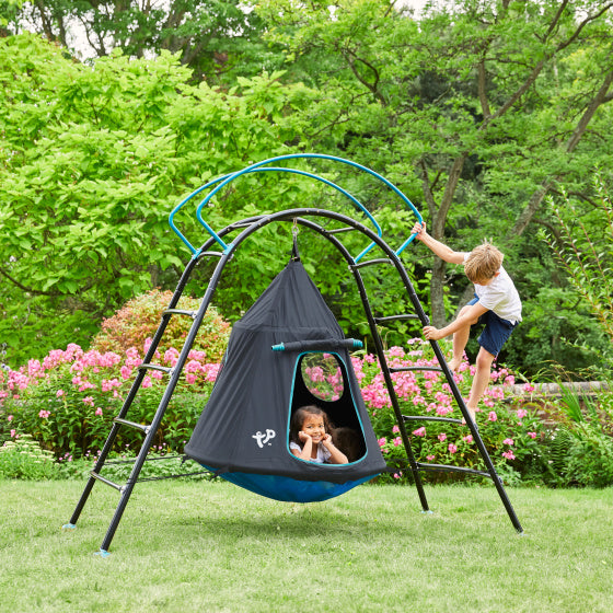 TP Toys Ufo Klimrek avec nidification pour le bleu noir extérieur