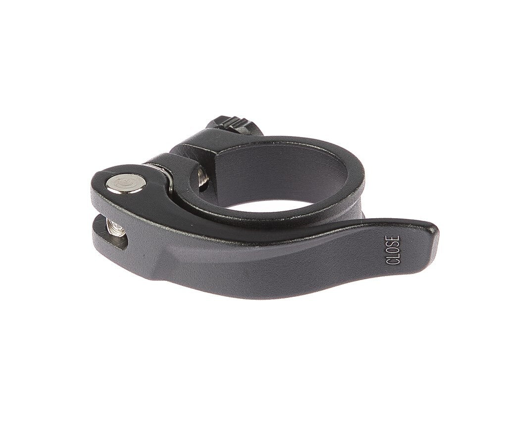 Pince de stylo de siège Tranzx avec letenseur rapide 31.8ø noir sur carte