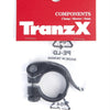 Pince de stylo de siège Tranzx avec letenseur rapide 31.8ø noir sur carte