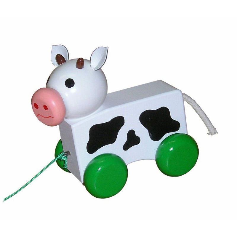 Figurine à tirer Miva vache (colorée)
