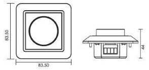 Cadre de recouvrement Tronix lw pour variateur LED 4355850 - 4355855
