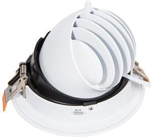 Downlight led Tronix blanc 18-30w 3000k modèle banane 45gr - led2355