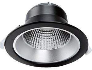 Tronix downlight led réflecteur noir 20w tri-blanc - led2425