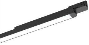 Enzo tronix éclairage sur rail LED linéaire triphasé 16w noir tri-blanc - 5050590