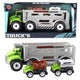 Jonotoys Toy Truck avec 2 voitures APOS; s