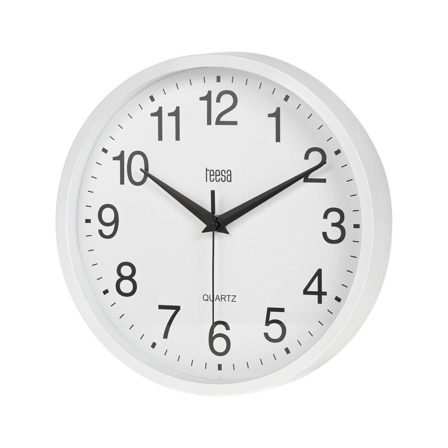 Teesa horloge murale ø25cm blanc