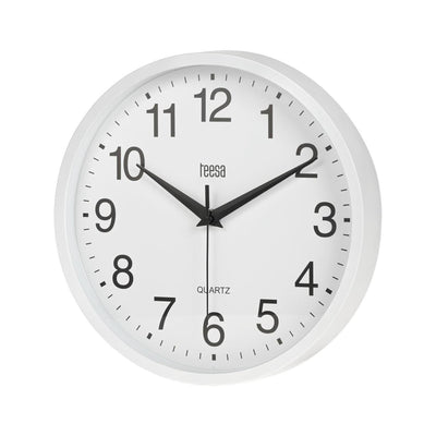 Teesa horloge murale ø25cm blanc