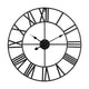 Teesa horloge murale aluminium ø60cm noir