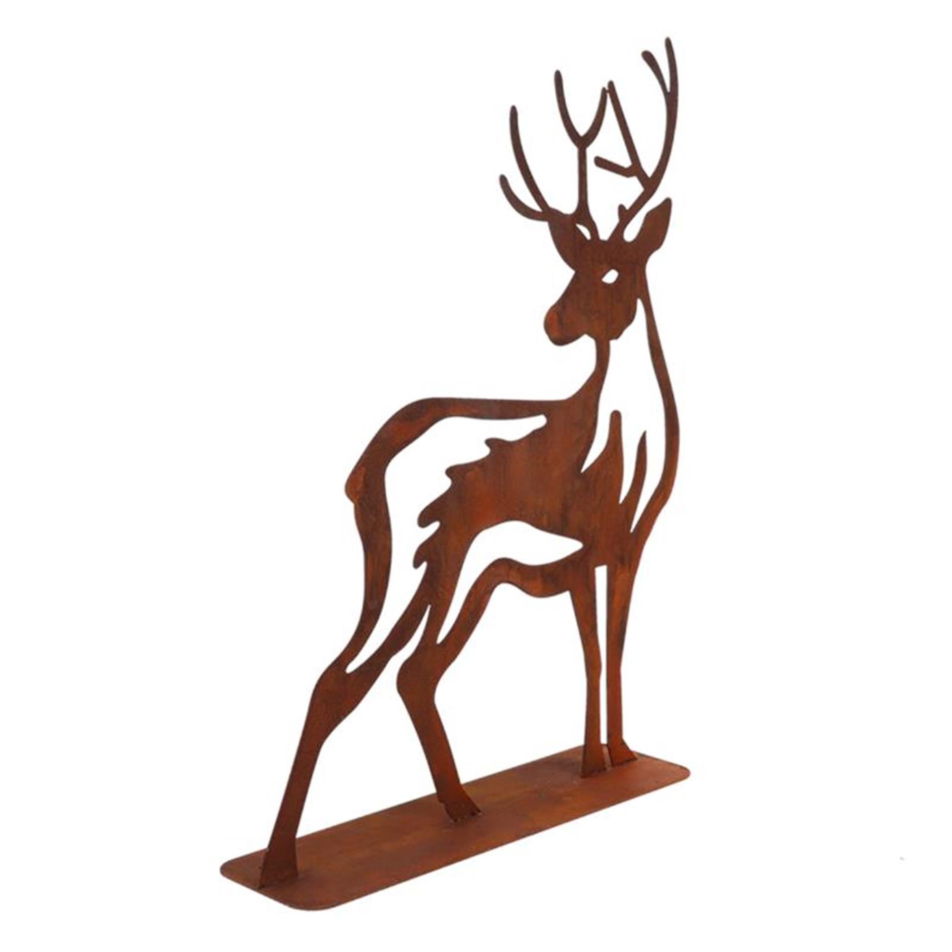 Esschert design cerf rouille h47cm