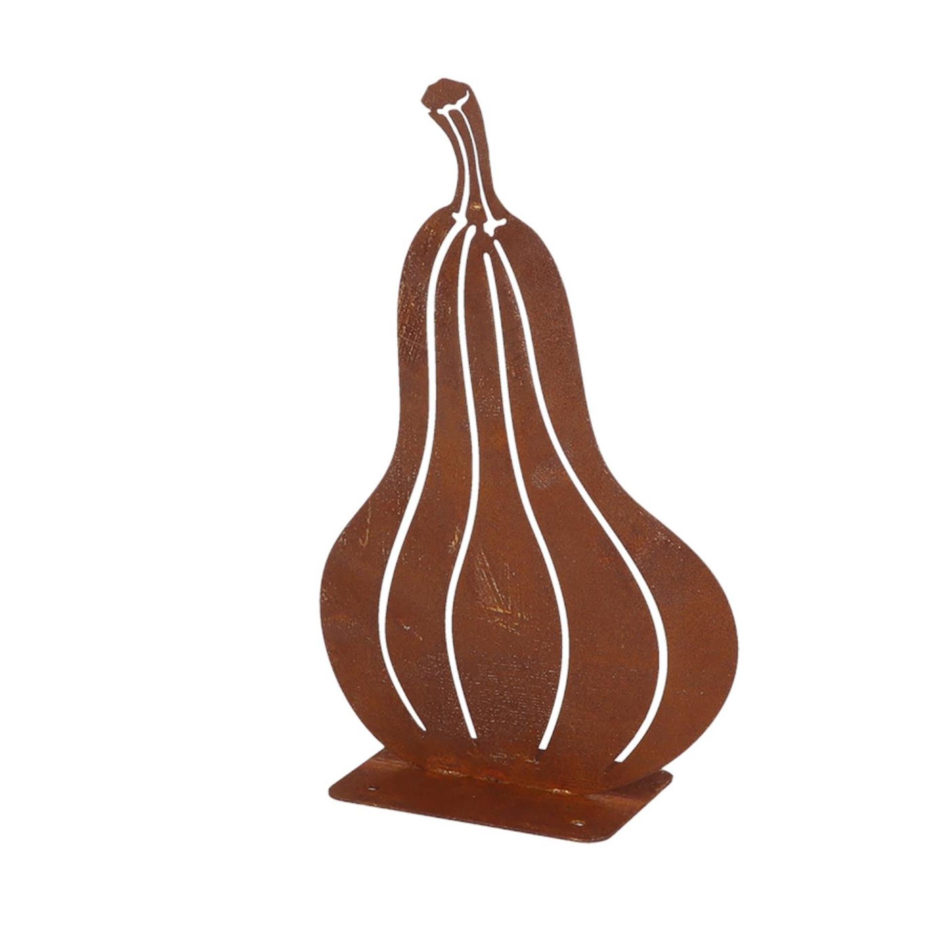 Esschert design rouille gourde 17x8x27cm acier