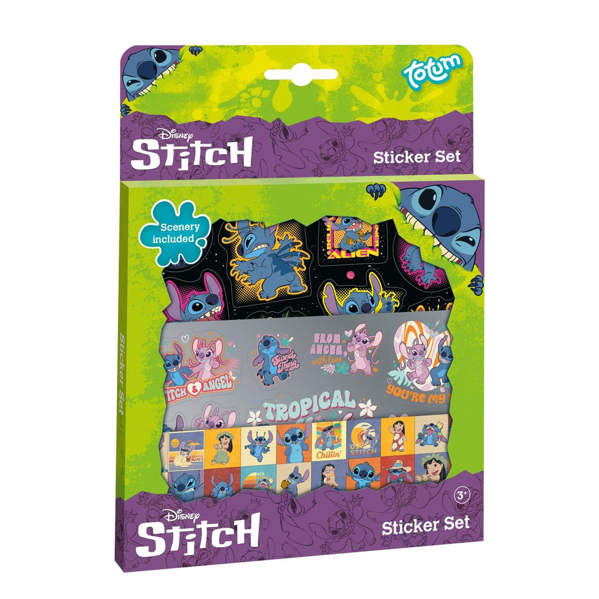 Disney Stitch - ensemble d'autocollants