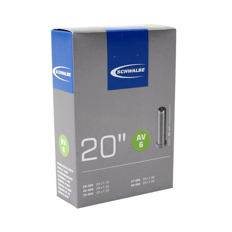 Tube Schwalbe 20 x 1 1 8 (1.50) valve schwalbe schrader