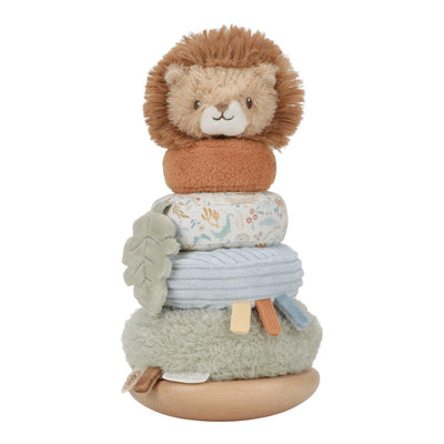 Lion en peluche tour empilable Little Dutch - Amis du safari