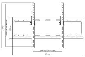 Support mural TV wm2611 un pour tous - 7312406