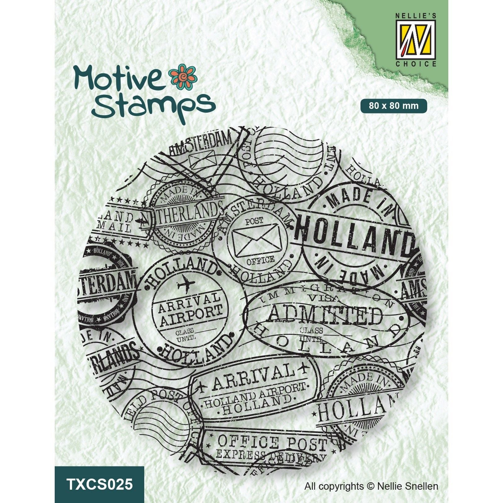 Le choix de Nellie • Timbres-poste transparents à motif