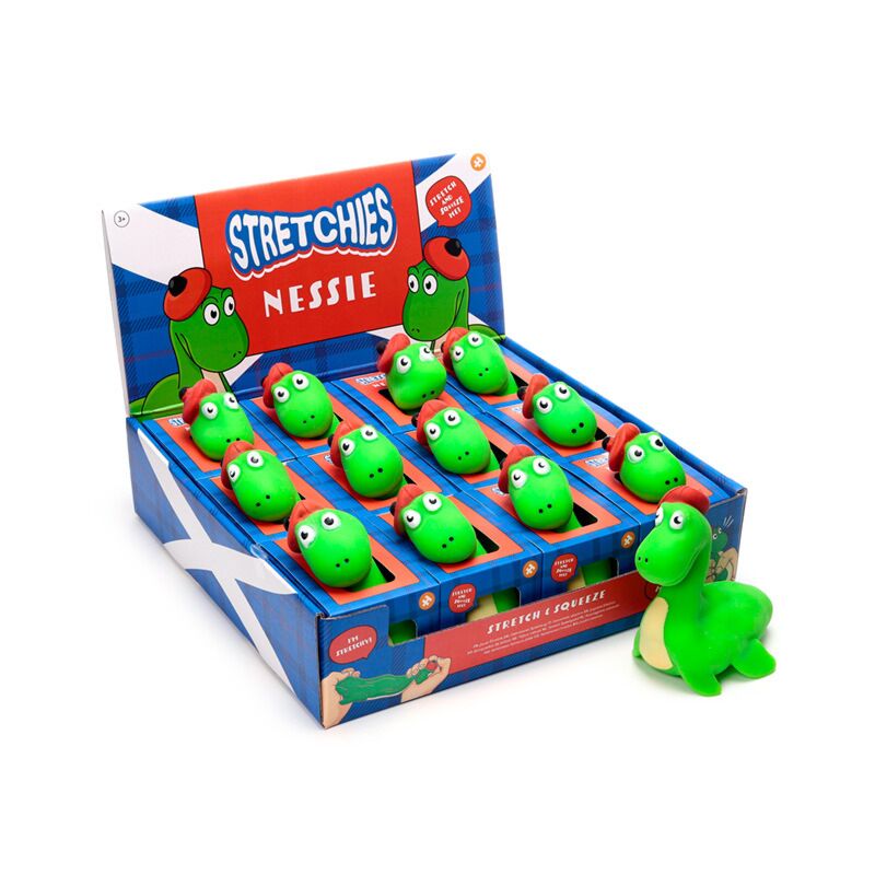 Jouet souvenir extensible Nessie Scotland