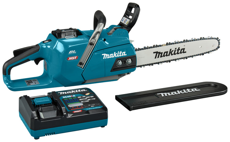 Tronçonneuse à batterie Makita 35cm xgt 40v max 5.0ah