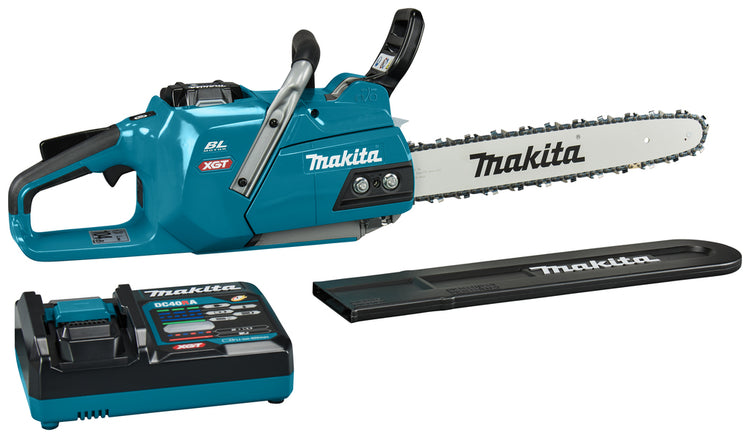 Makita uc012gt101 | Tronçonneuse xgt 40 v max 40 cm | Batterie 5,0 Ah (1 pièce) | chargeur rapide | dans la boîte uc012gt101