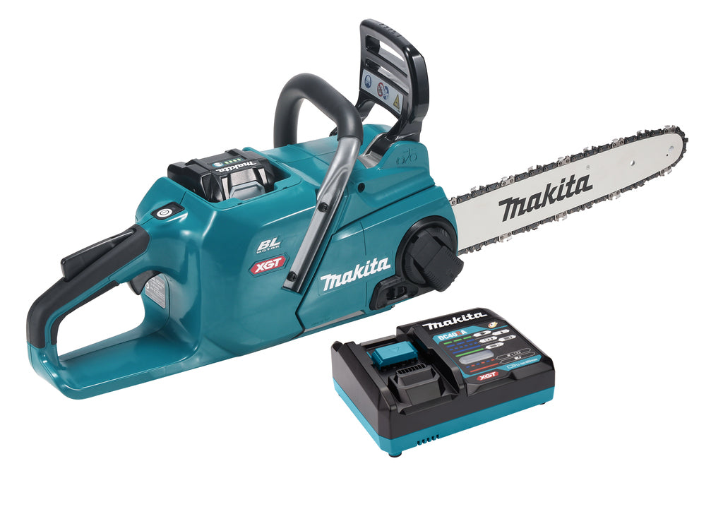 Tronçonneuse à batterie Makita 35cm xgt 40v max 5.0ah