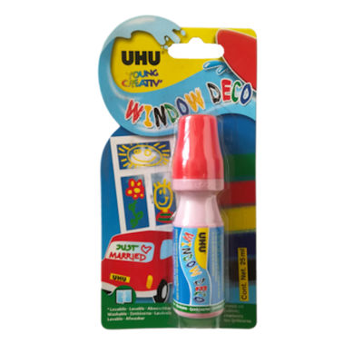 Uhu bâton de fenêtre rouge 25ml