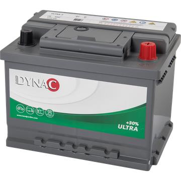 Batterie onglet Dynac 12v 55ah