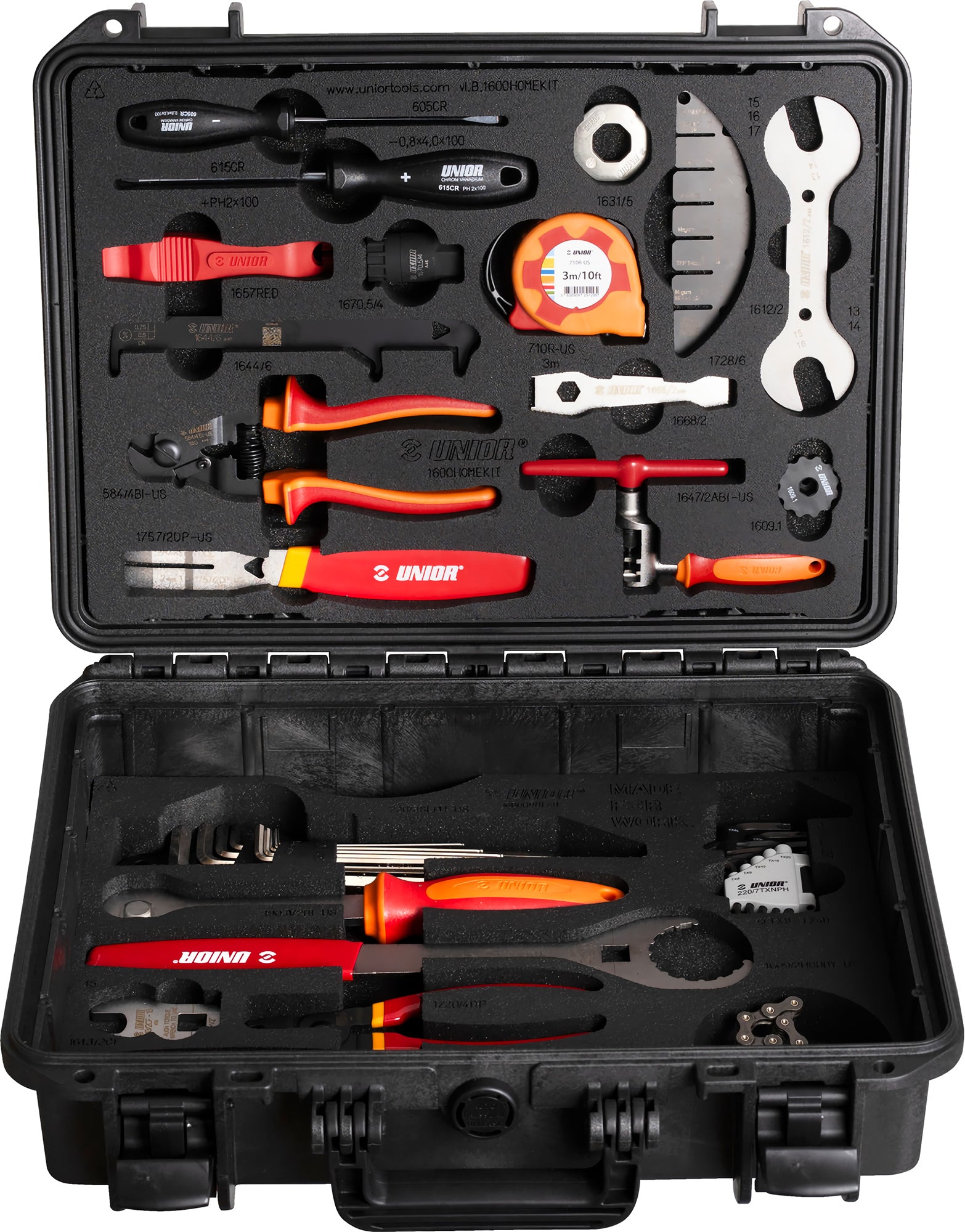 Unior outils kit d'outils de bricolage kit maison 2.0 1600homekit
