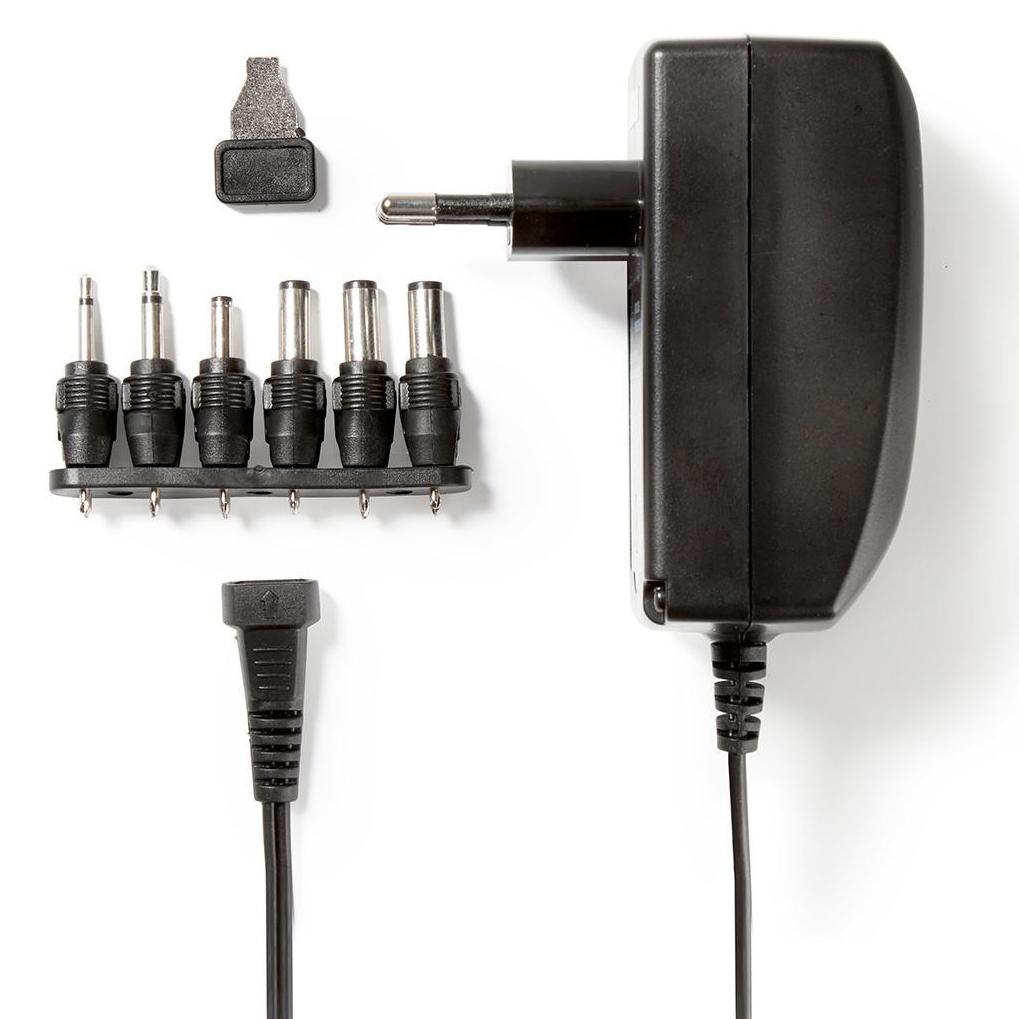 NEDIS ACPA007 Adaptateur alimentaire Universal AC 3 4,5 6 7,5 9 12 V DC 2,25 A