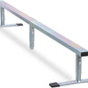 Ramps de rue urbains Grindrail à barre plats 185 cm argent
