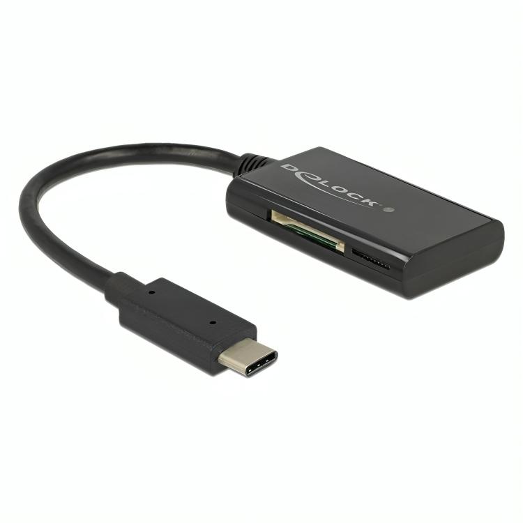 Dellock USB 3.1 Gen 1 Reader USB Type-C mâle 4 Slots