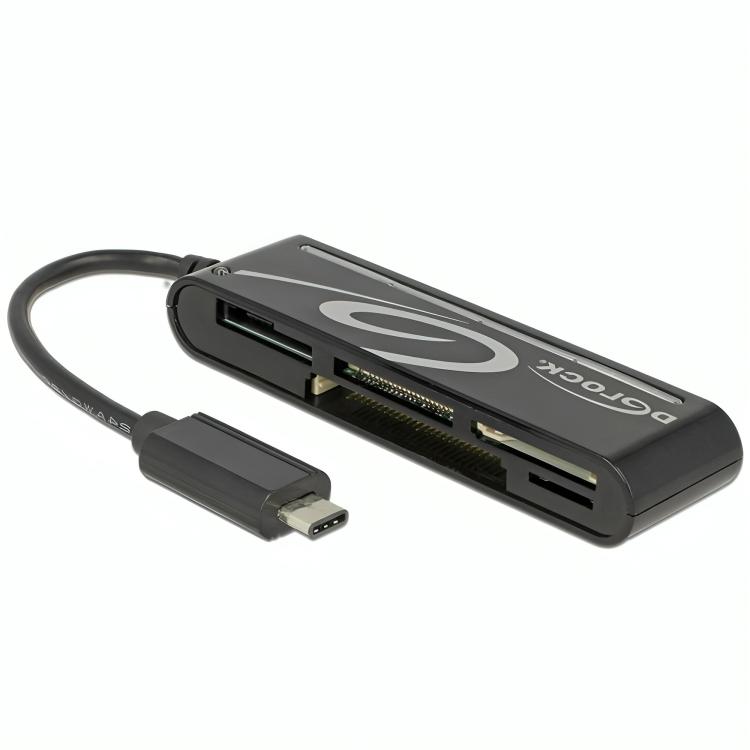 Lecteur de carte Dellock USB 2.0 USB Type C 5 Slots