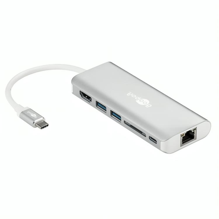 Adaptateur multiport USB-C GoOBAY HDMI 4K30HZ + PD 60W