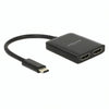 Dellock USB Type-C Splitter 2x HDMI OUT 4K