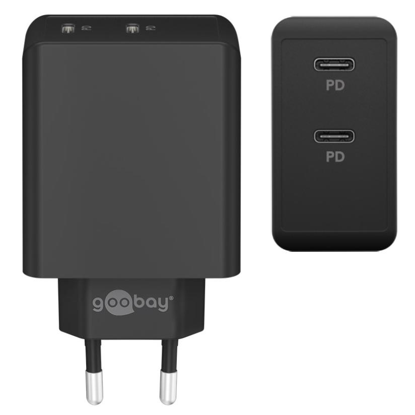GOOBAY USB-C PD DUAL SNELLUMER (36 W)