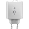 GOOBAY USB-C PD GAN DUAL SNELLUMER (65 W)