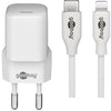 GOOBAY Lightning USB-C PD Charging Set Nano (20 W)