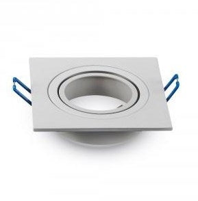 Spot encastrable V-tac orientable 50mm carré blanc 5013354