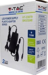 Driver LED V-tac 78w pour bandes LED 12v 4379340