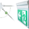 Éclairage de secours V-tac LED en saillie 2 watts modèle étroit IP20 5021710
