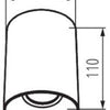 V-tac downlight en saillie orientable 10w LED blanc 36° - 5013480