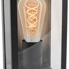 V-tac lampe de jardin murale modèle carré ip44 24cm noir 5090300