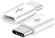 Adaptateur V-tac USB-C vers micro USB blanc - 9520110