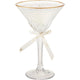 Bougie parfumée déco maison dans un verre à cocktail 11x17cm