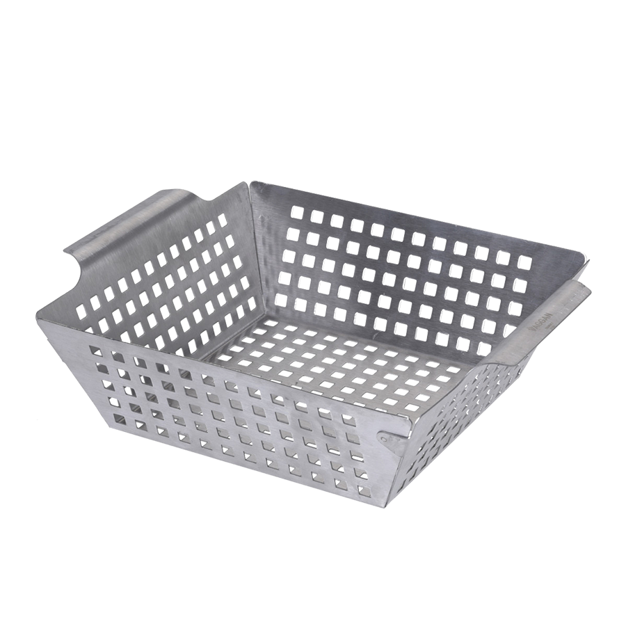 Poêle à barbecue Vaggan en acier inoxydable 25x25x7cm