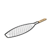 Vaggan barbecue grill à poisson noir 35x14cm