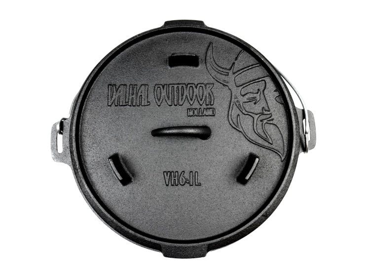 Valhal Dutch Oven Fonter avec Pootjes Outdoor 6.1 L